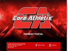 Tablet Screenshot of coreathletix.com